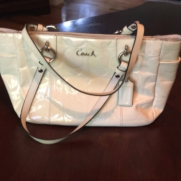 Coach Handbags - Coach C embossed patent leather bag